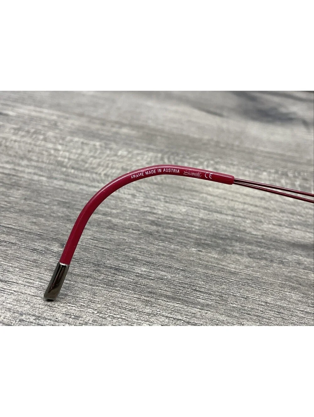 SILHOUETTE 5521 FC 3040 Red Women’s Rimless Titan Eyeglasses 53[]17-140 Frames
